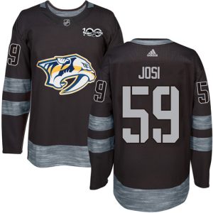 Herren Nashville Predators Eishockey Trikot Roman Josi #59 Authentic Schwarz 1917-2017 100th Anniversary